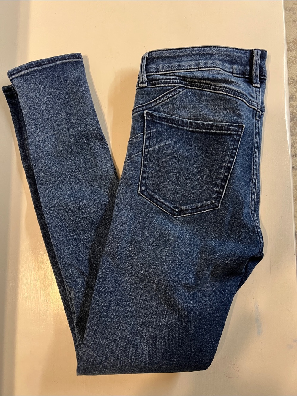 Express Dark Blue Skinny Jeans